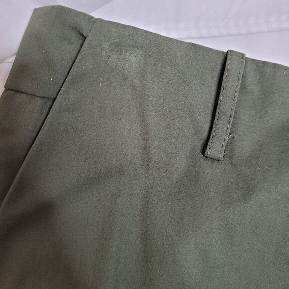 NEW COS olive green utility a-line minimalist midi skirt 12 - Picture 6 of 13